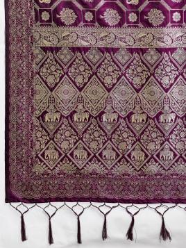 RAJWADA SILK VOL 2 by SHREE SHYAM FASHION fancy designer Soft SILK BLEND fabric saree wholesale with Fancy latkan