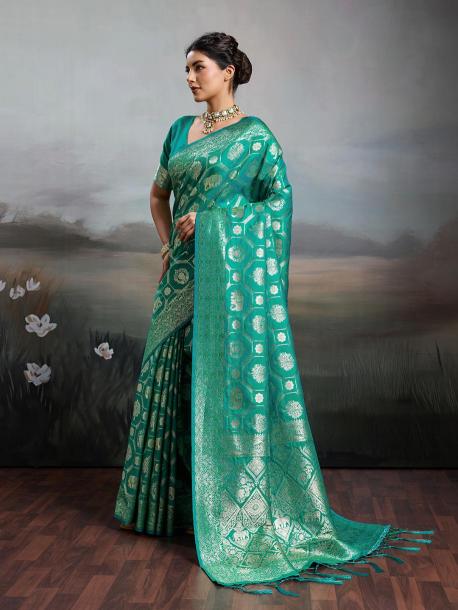 RAJWADA SILK VOL 2 by SHREE SHYAM FASHION fancy designer Soft SILK BLEND fabric saree wholesale with Fancy latkan