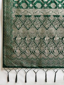 RAJWADA SILK VOL 2 by SHREE SHYAM FASHION fancy designer Soft SILK BLEND fabric saree wholesale with Fancy latkan