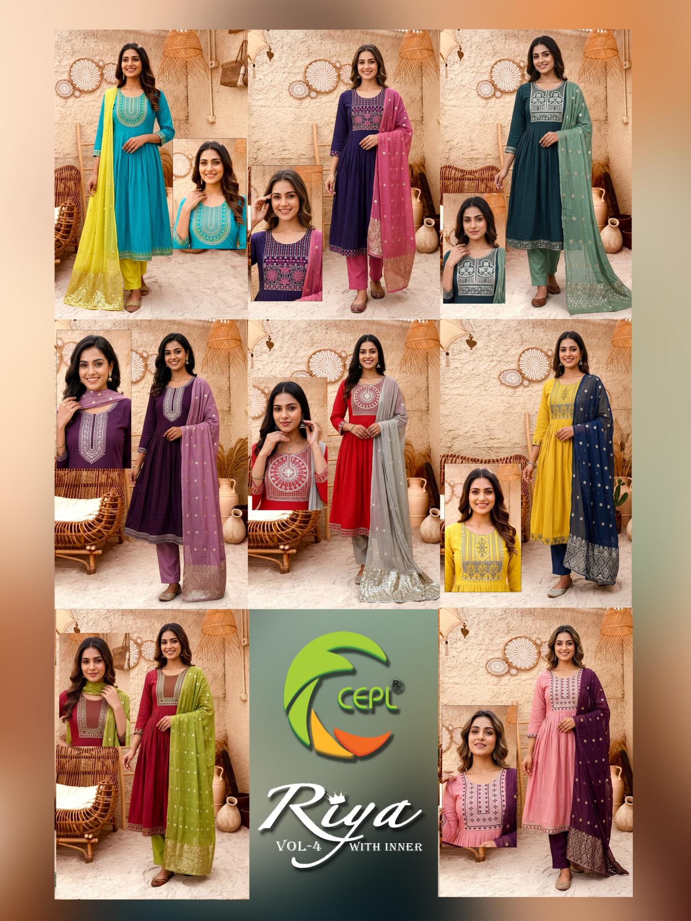 RIYA VOL-4 Bangalore kurti wholesale