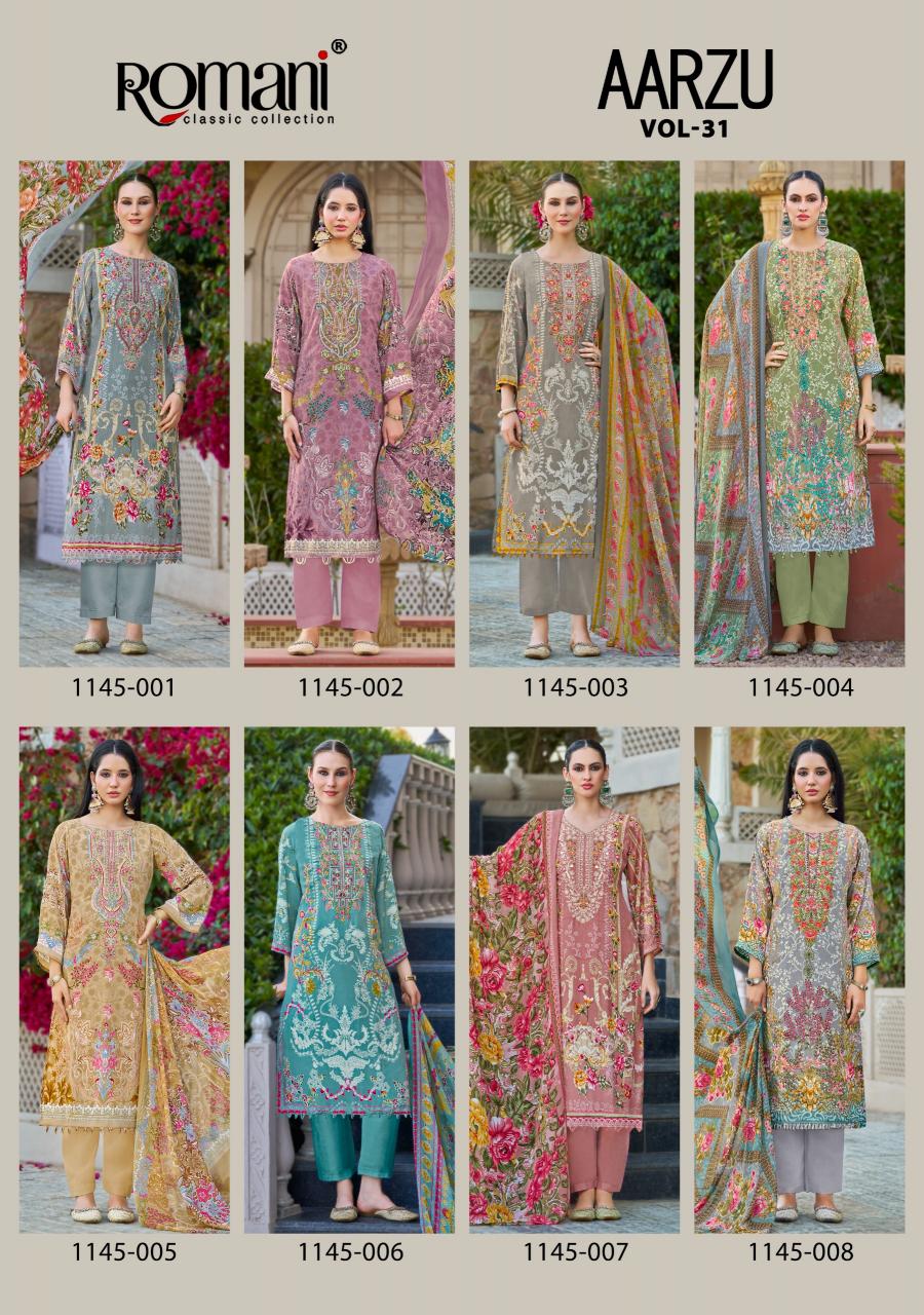 ROMANI AARZU VOL-31 Designer salwar suits wholesale in Hyderabad