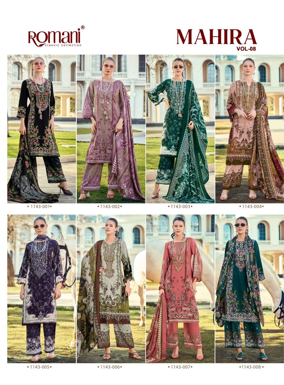 Romani Mahira Vol 8 Catalog surat dress material online