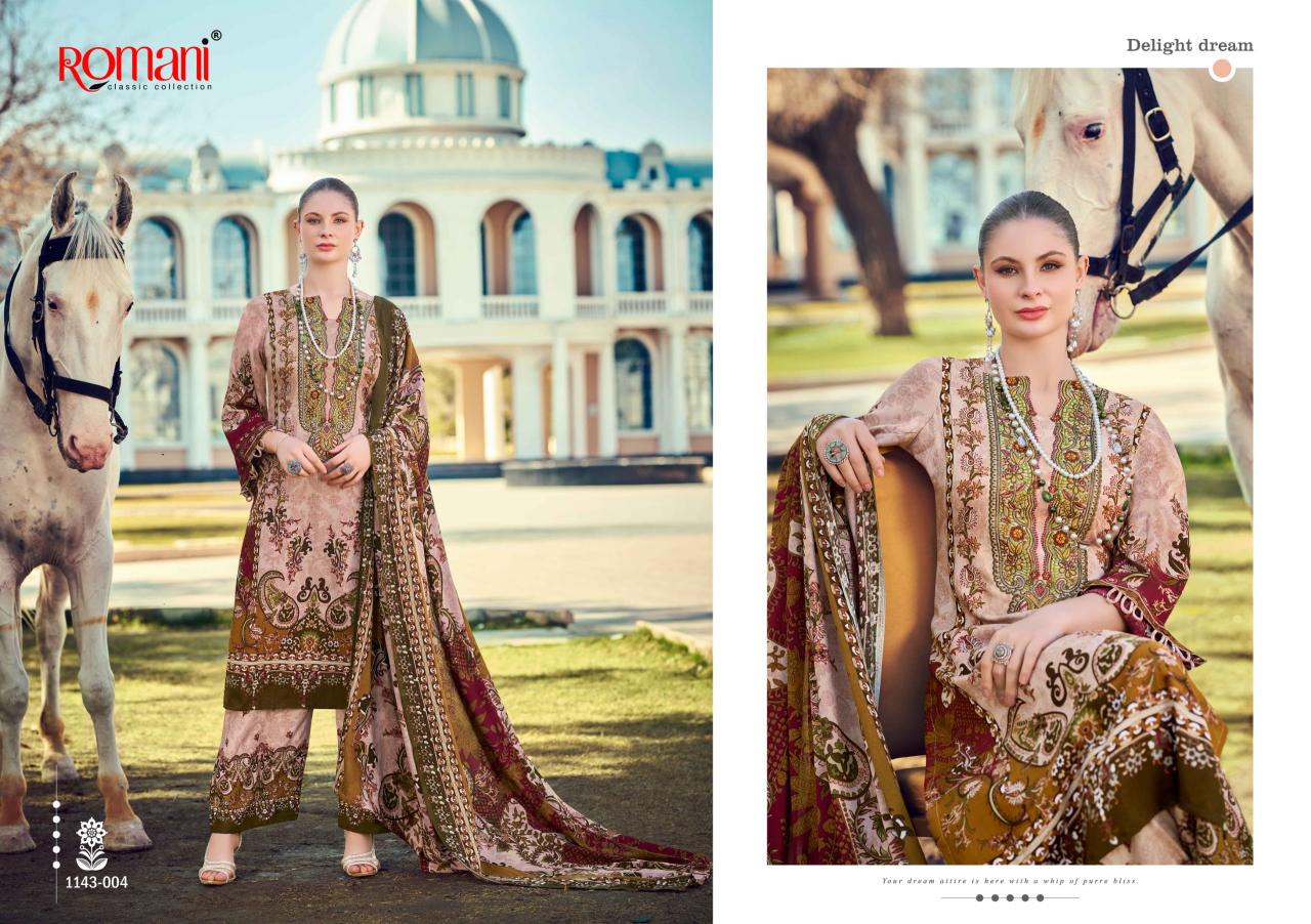 Romani Mahira Vol 8 Catalog surat dress material online