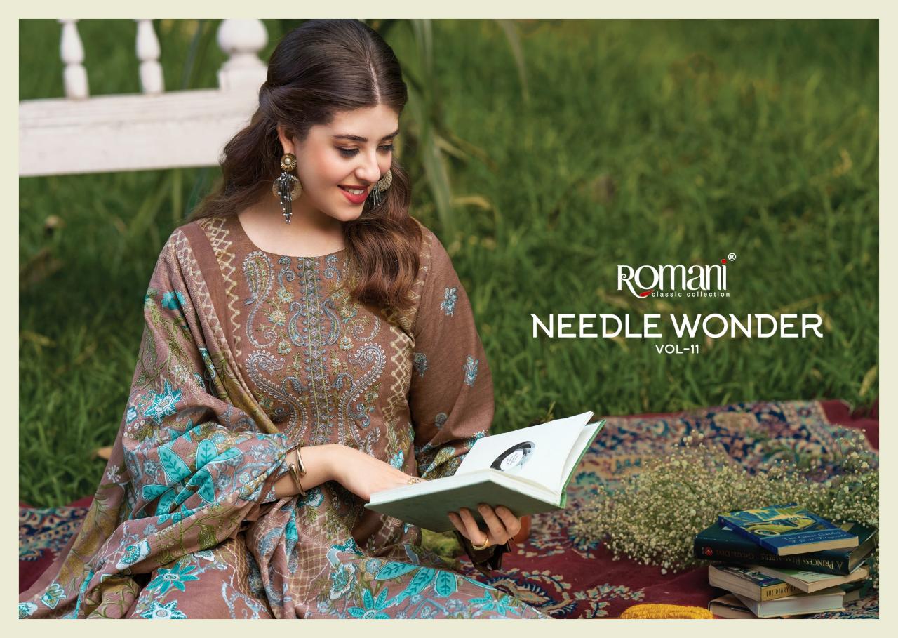 ROMANI NEEDLE WONDER VOL 11 Salwar kameez wholesale suppliers