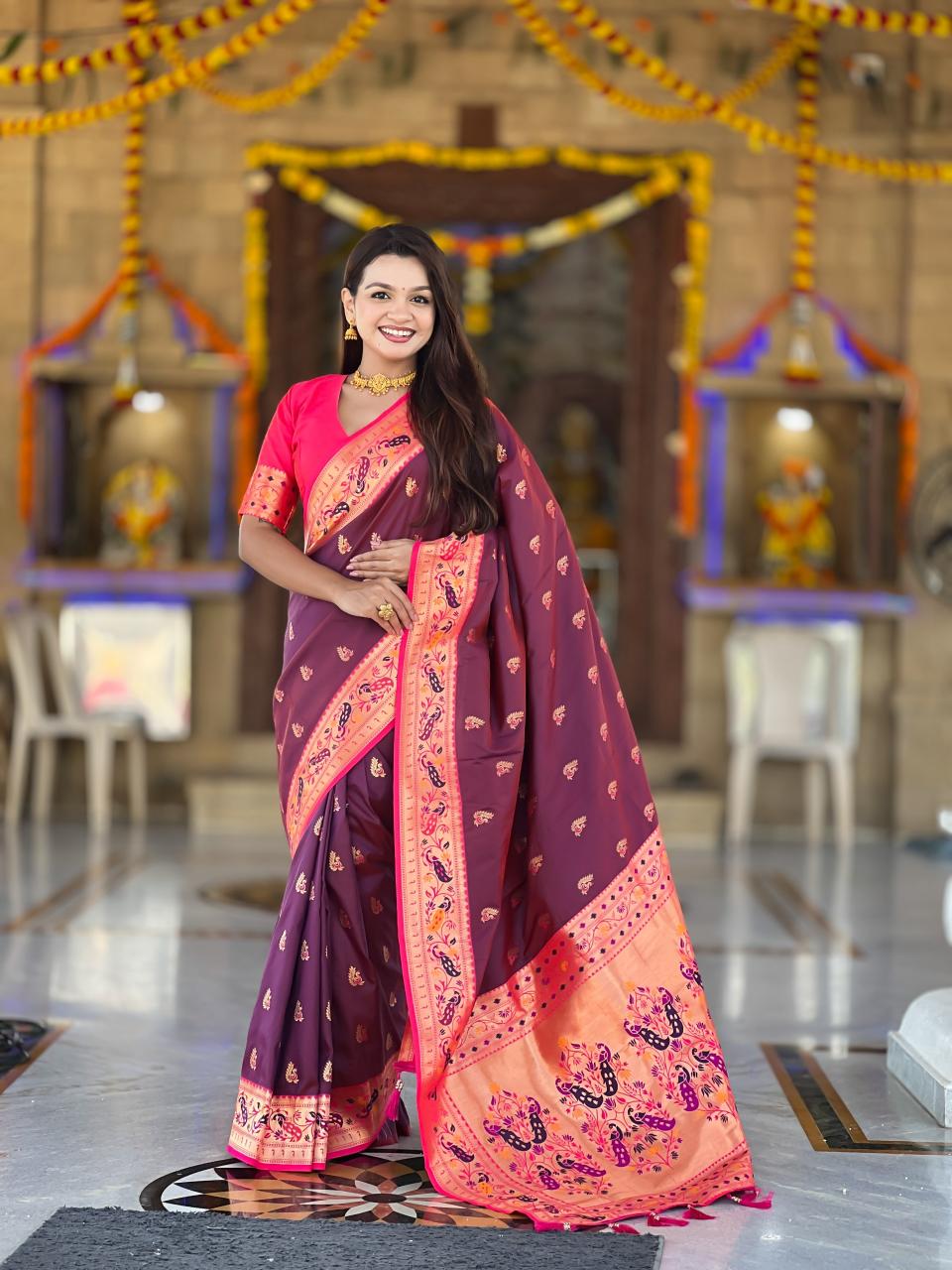 Royal Paithani Saree market in Gujarat