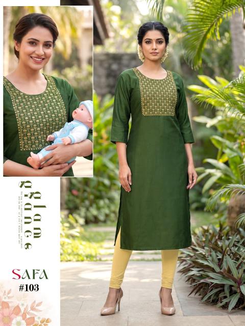 SAFA FEEDING KURTI Kurti materials in mumbai for wholesale