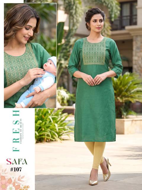 SAFA FEEDING KURTI Kurti materials in mumbai for wholesale