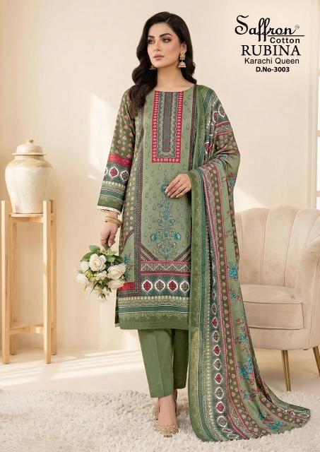 Saffron Rubina Vol-3 – Karachi Dress Material - Wholesale Catalog
