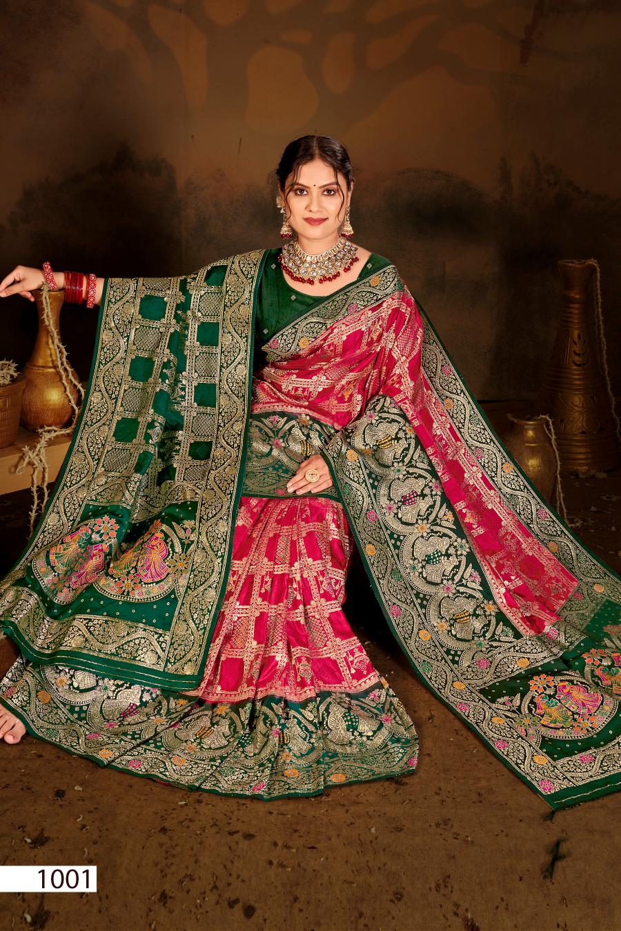 Saroj Megha satin saroski dupatta vol.1 satin silk in surat with price wholesale