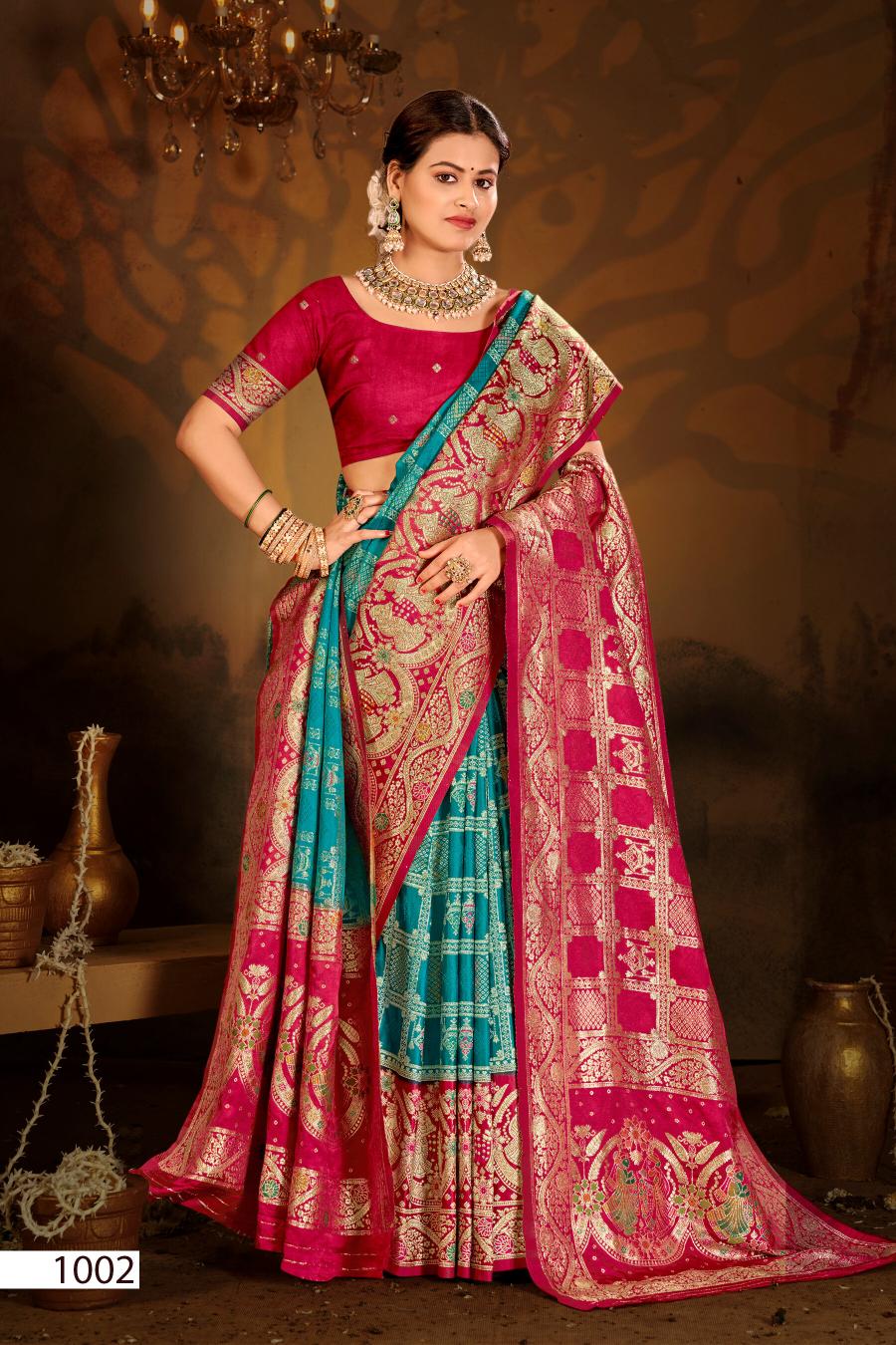Saroj Megha satin saroski dupatta vol.1 satin silk in surat with price wholesale