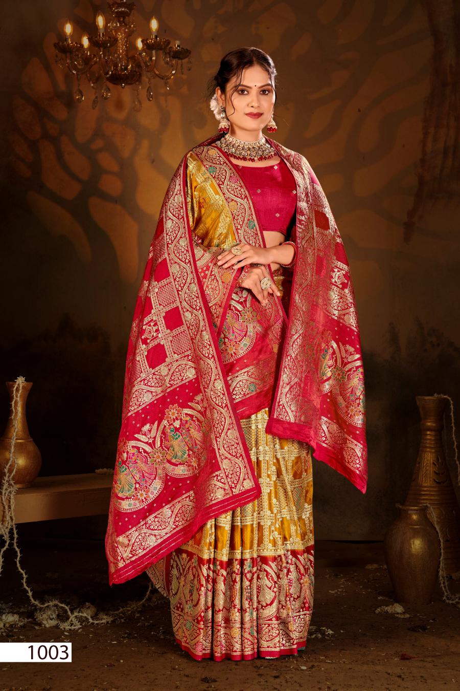 Saroj Megha satin saroski dupatta vol.1 satin silk in surat with price wholesale