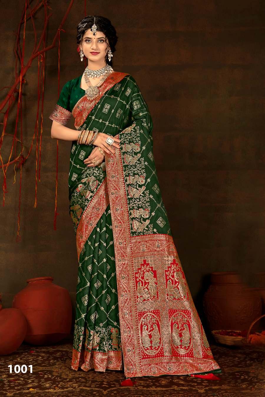 Saroj Polki silk saroski vol.1 silk saree in surat with price wholesale