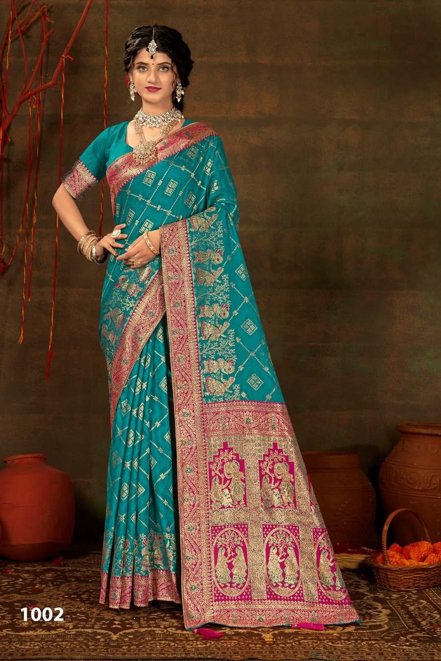 Saroj Polki silk saroski vol.1 silk saree in surat with price wholesale