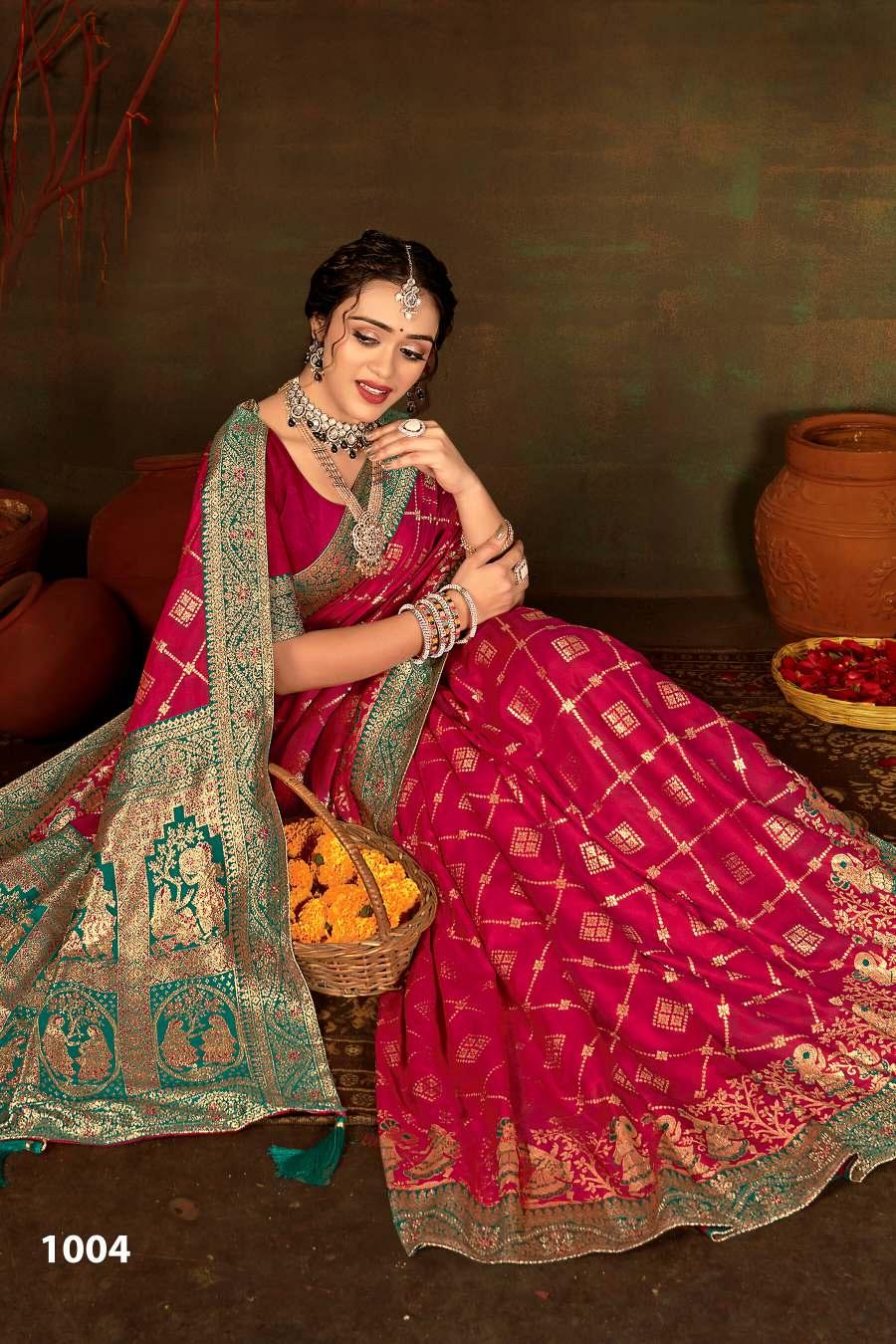 Saroj Polki silk saroski vol.1 silk saree in surat with price wholesale