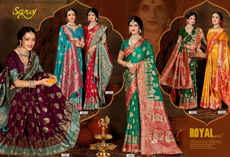 Saroj Polki silk saroski vol.4 silk saree in surat with price wholesale