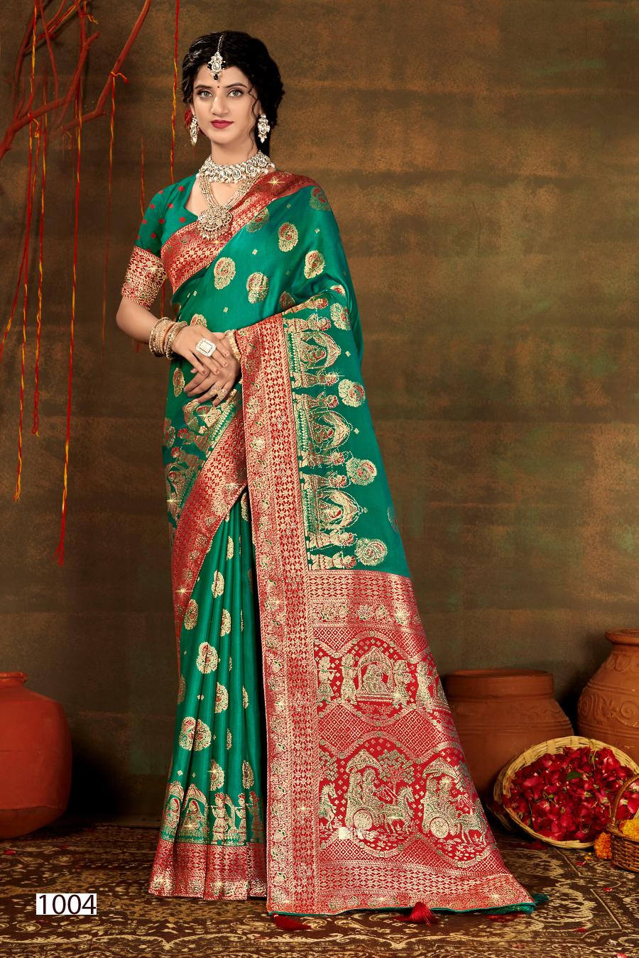 Saroj Polki silk saroski vol.4 silk saree in surat with price wholesale