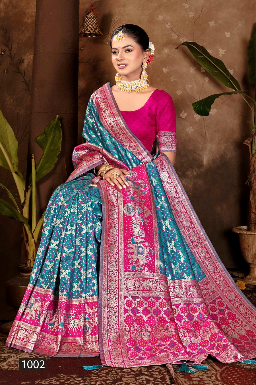 Saroj Ratnaraj silk saroski vol.1 silk saree in surat with price wholesale