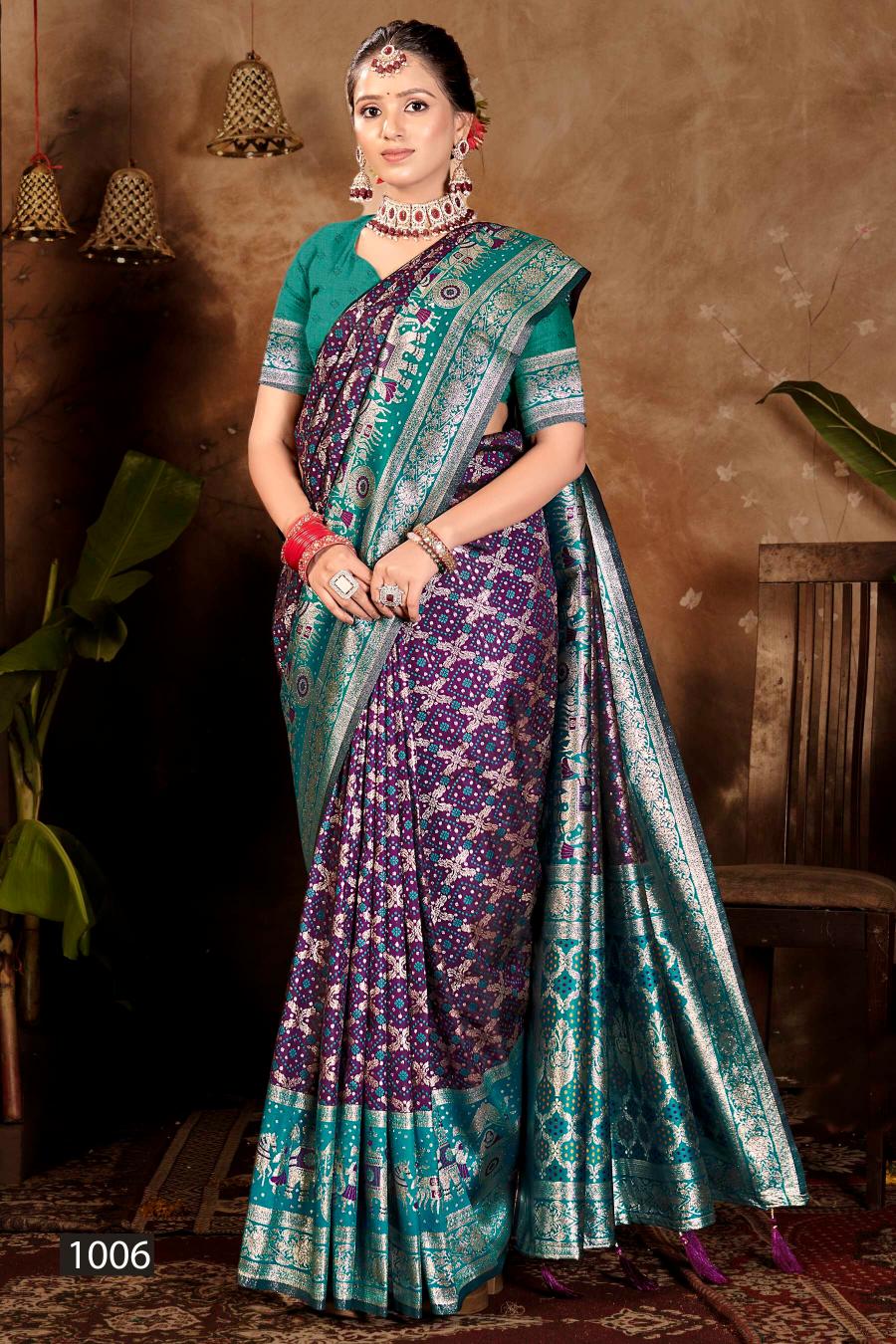 Saroj Ratnaraj silk saroski vol.1 silk saree in surat with price wholesale