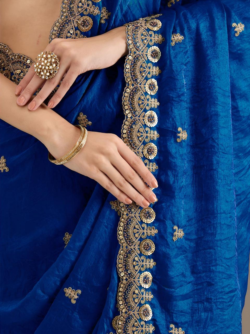 Shahi rang Indian wholesale sarees