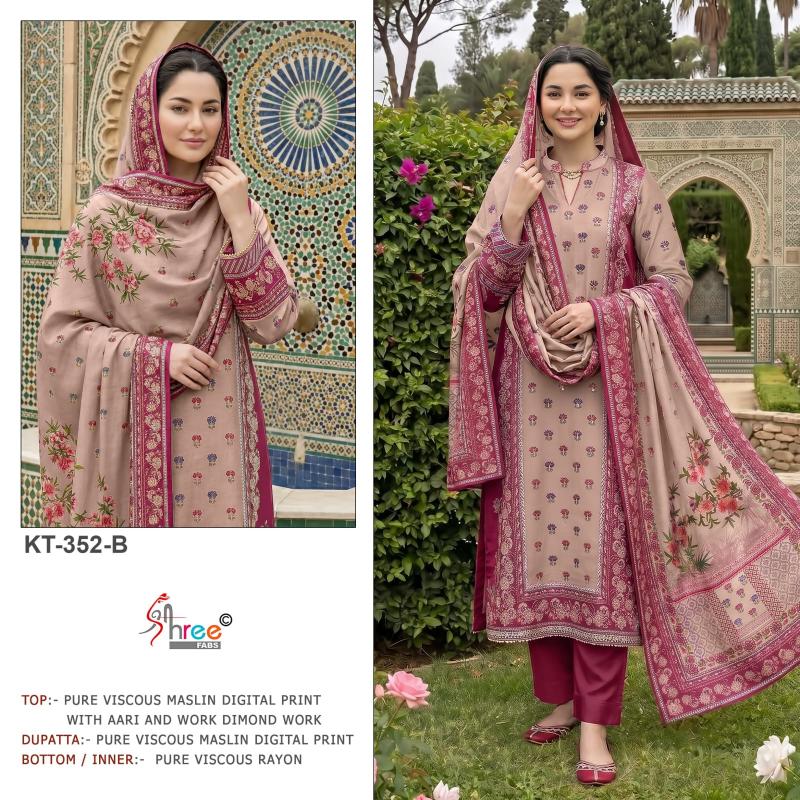 shree fab DESIGN NO KT 352 Manufacturers of salwar kameez in Mumbai