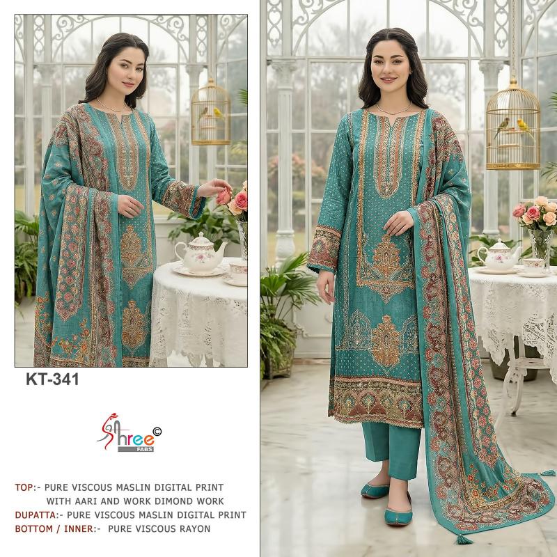 Shree Fabs KT 241 catalog pakistani suits wholesale in delhi