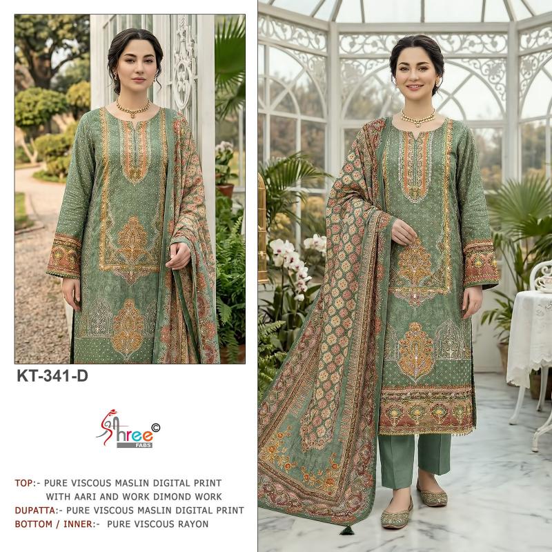 Shree Fabs KT 241 catalog pakistani suits wholesale in delhi