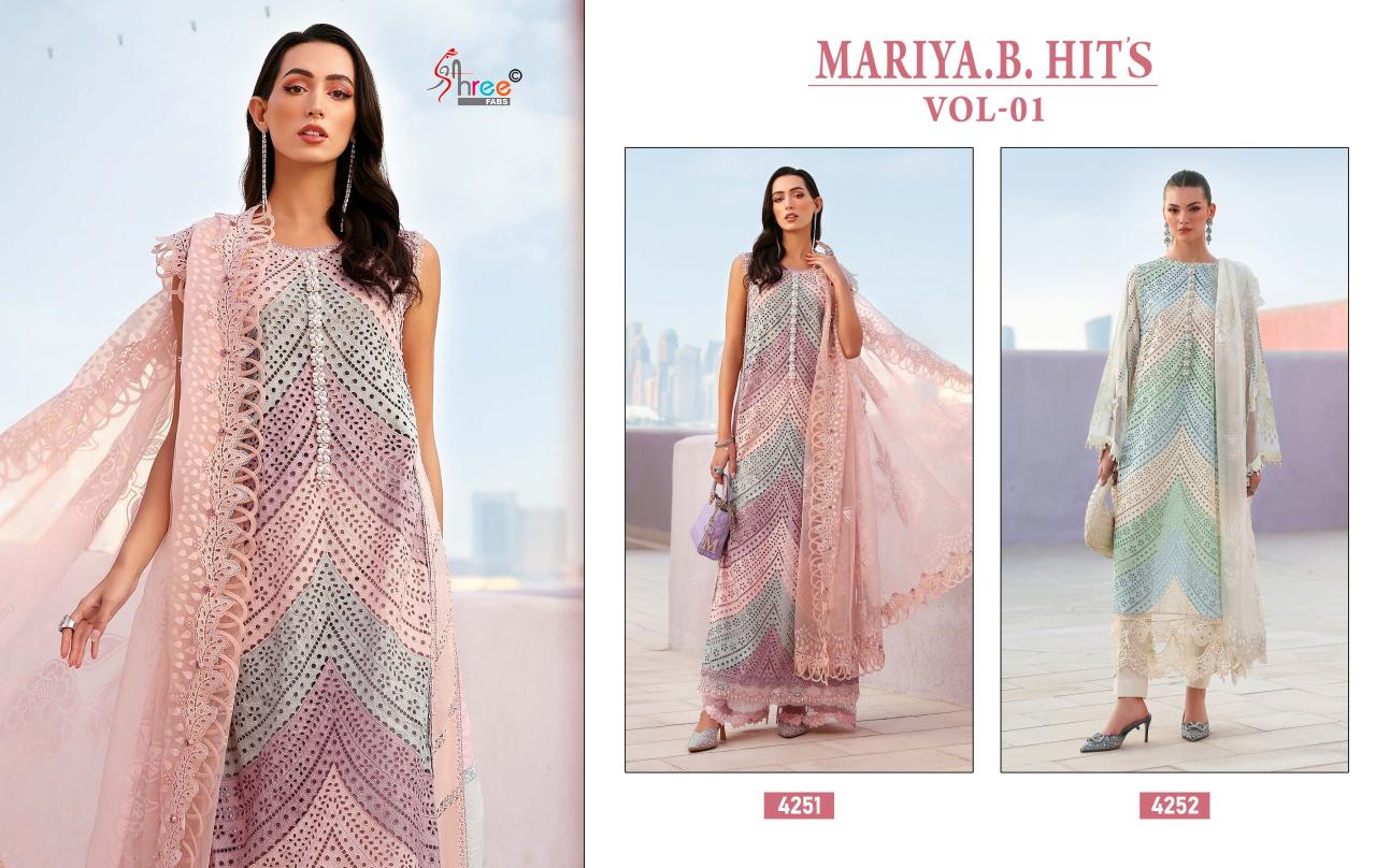 Shree fabs MARIYA.B.HITS VOL-1 Surat wholesale salwar kameez online