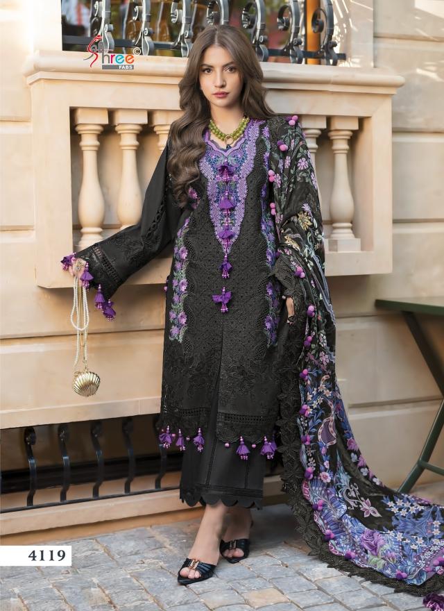 Shree Fabs Ombre Starlet Lawn Collection Vol 26 Nx catalog Chiffon Dupatta pakistani suits wholesaler in delhi
