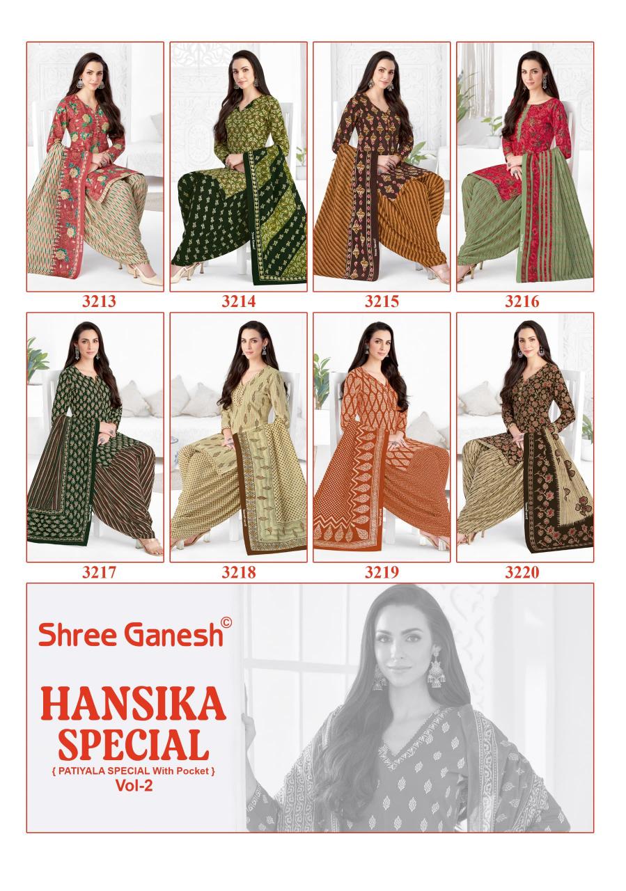 Shree Ganesh Hansika Special Vol-2 – Dress Material - Wholesale Catalog