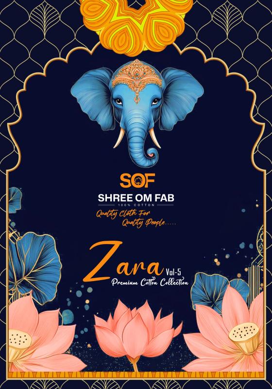 Sof Zara Vol-5 – Dress Material - Wholesale Catalog