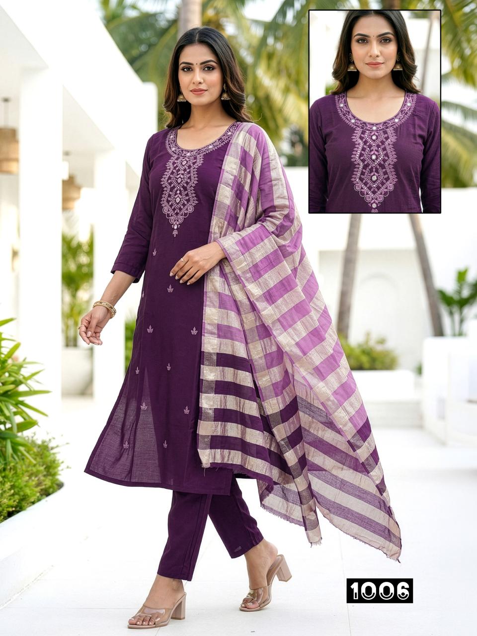 Srishty ROMAN  Wholesale dress materials suppliers in India