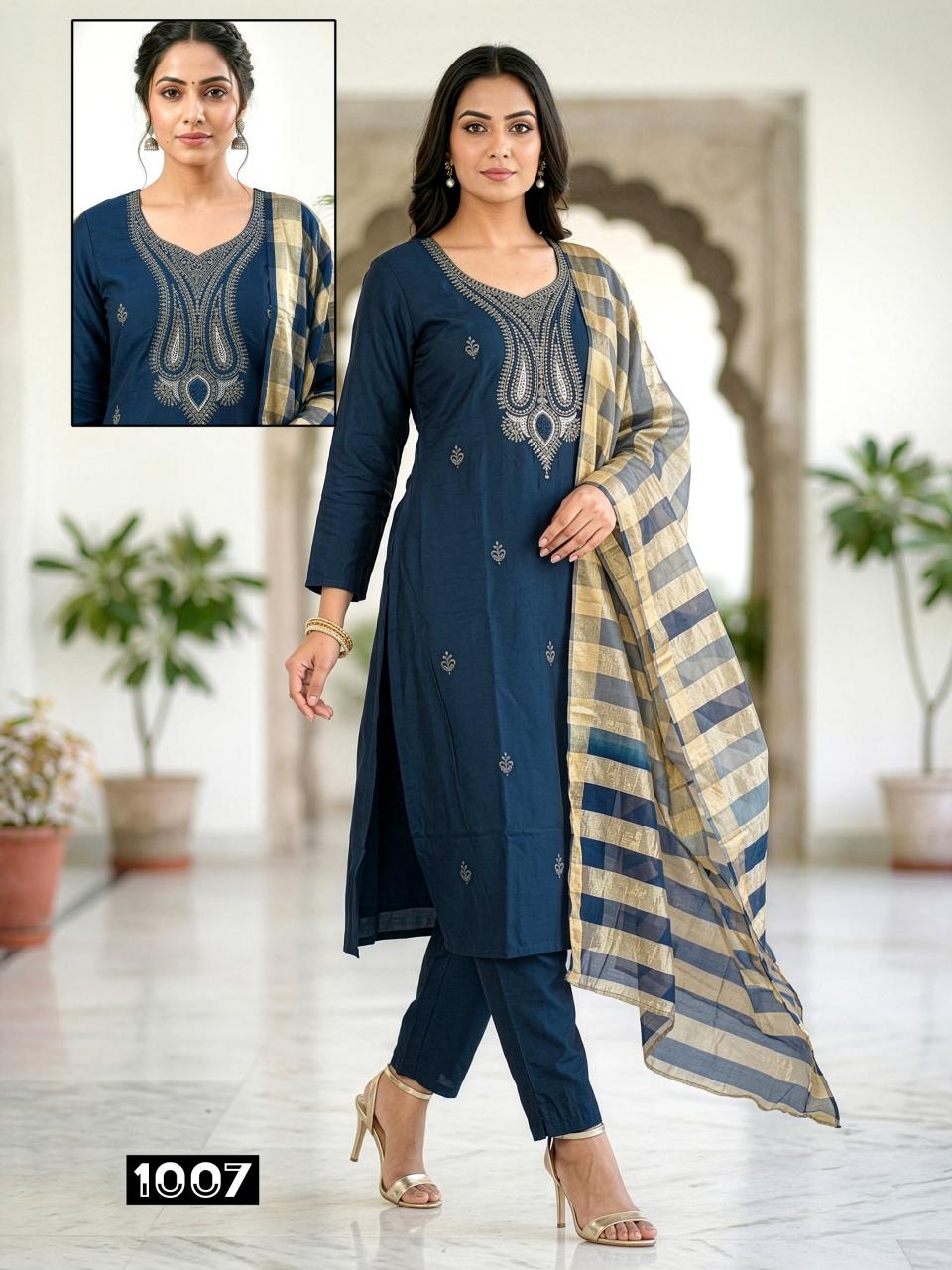 Srishty ROMAN  Wholesale dress materials suppliers in India
