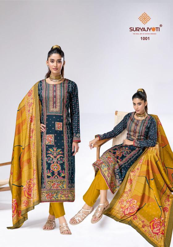 Suryajyoti Charvi Vol-1 – Dress Material - Wholesale Catalog