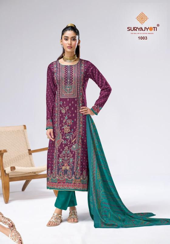 Suryajyoti Charvi Vol-1 – Dress Material - Wholesale Catalog