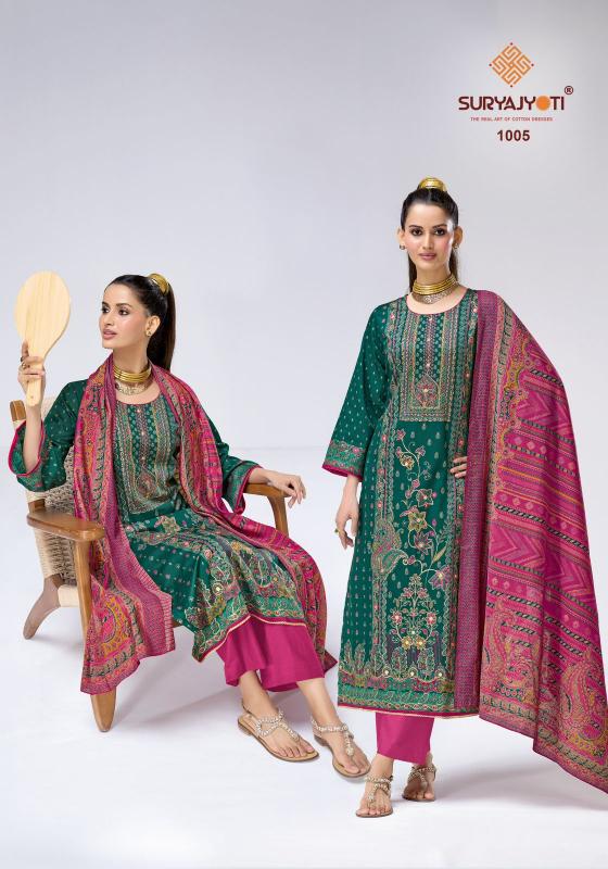 Suryajyoti Charvi Vol-1 – Dress Material - Wholesale Catalog