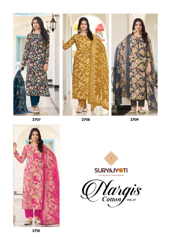 Suryajyoti Nargis Vol-27 – Dress Material - Wholesale Catalog