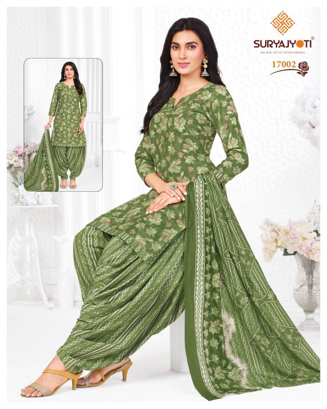 Suryajyoti Trendy Patiyala Vol-17 – Dress Material - Wholesale Catalog