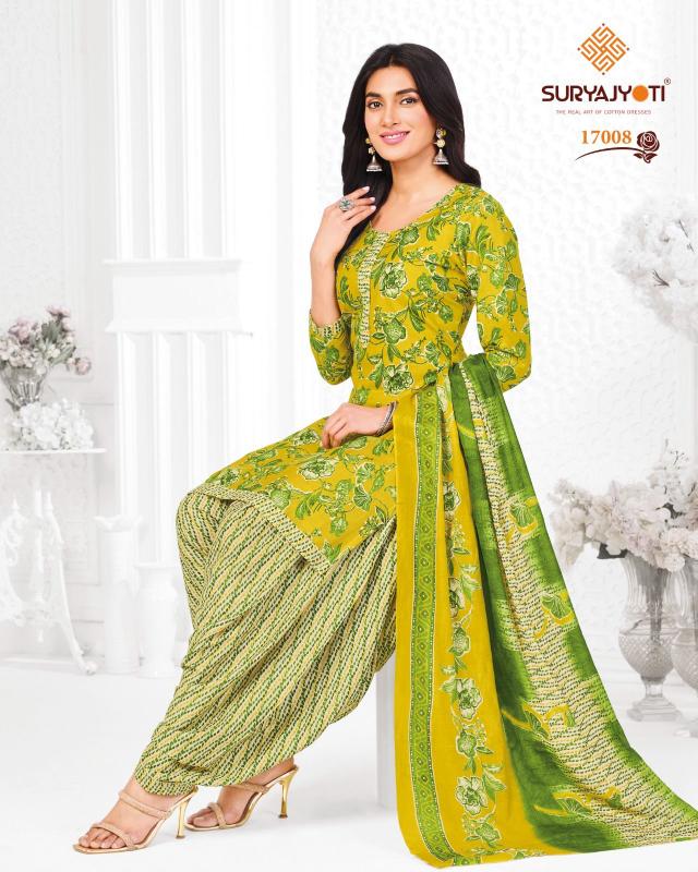 Suryajyoti Trendy Patiyala Vol-17 – Dress Material - Wholesale Catalog