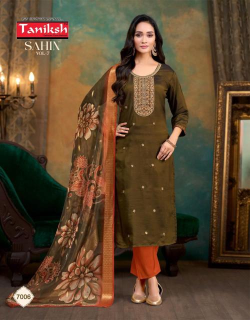 Taniksh Sahin Vol 7 Catalog branded kurti wholesaler in surat