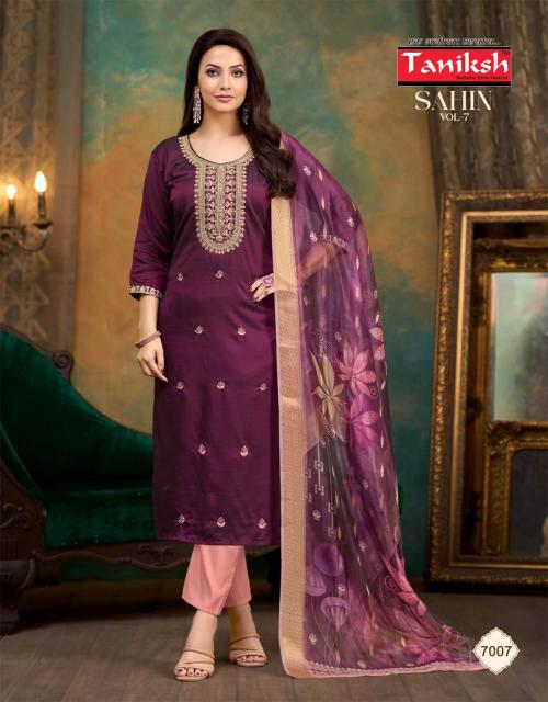 Taniksh Sahin Vol 7 Catalog branded kurti wholesaler in surat