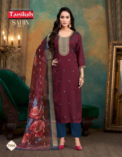 Taniksh Sahin Vol 7 Catalog branded kurti wholesaler in surat