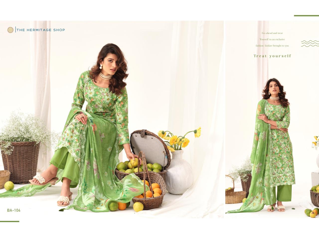 THE HERMITAGE SHOP BAREEZE Salwar kameez wholesale market in Ahmedabad
