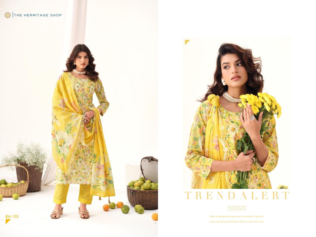 THE HERMITAGE SHOP BAREEZE Salwar kameez wholesale market in Ahmedabad