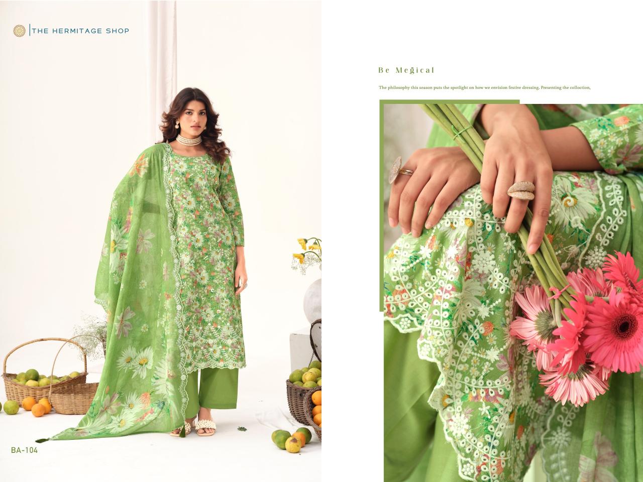 THE HERMITAGE SHOP BAREEZE Salwar kameez wholesale market in Ahmedabad