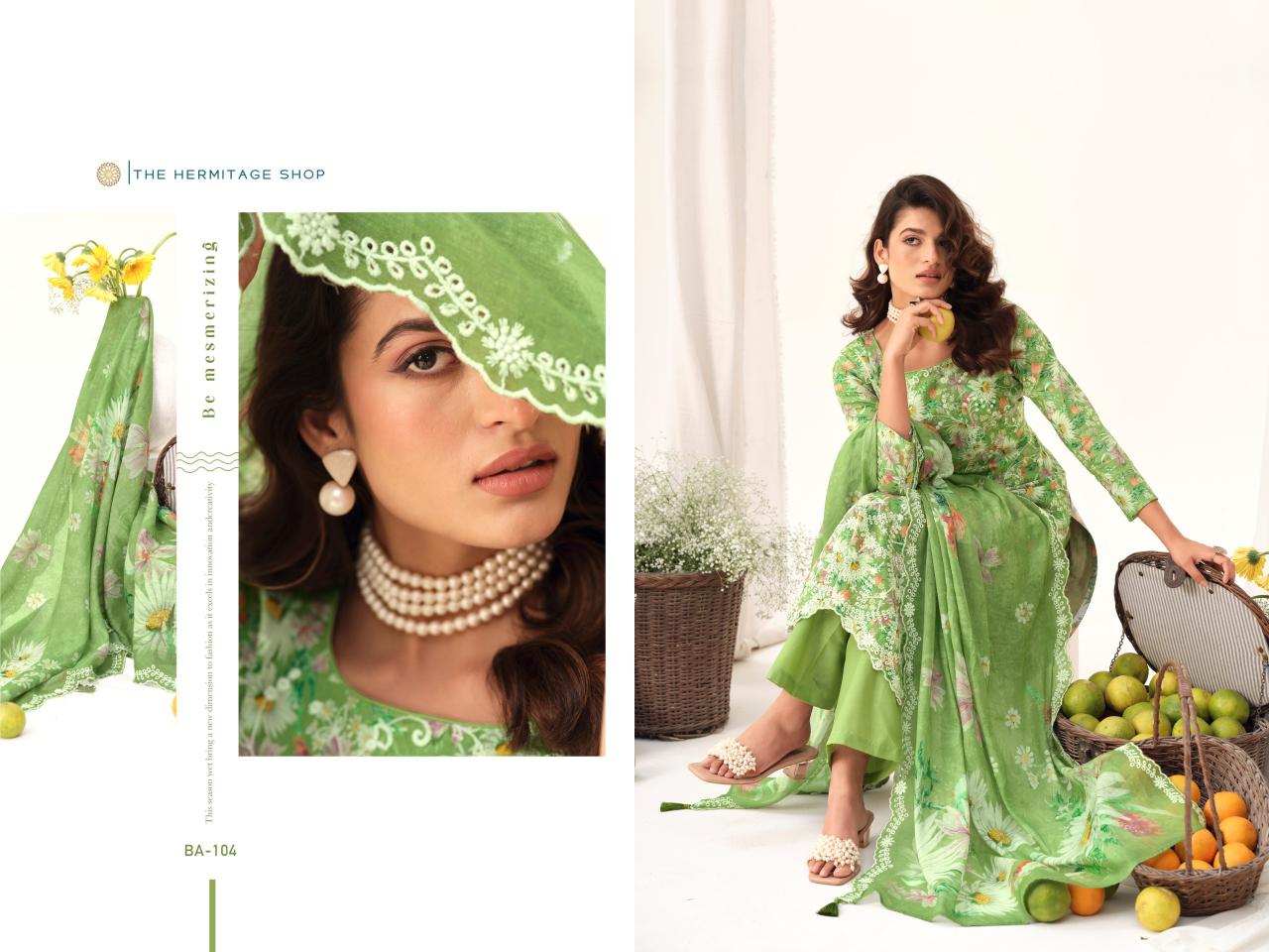 THE HERMITAGE SHOP BAREEZE Salwar kameez wholesale market in Ahmedabad