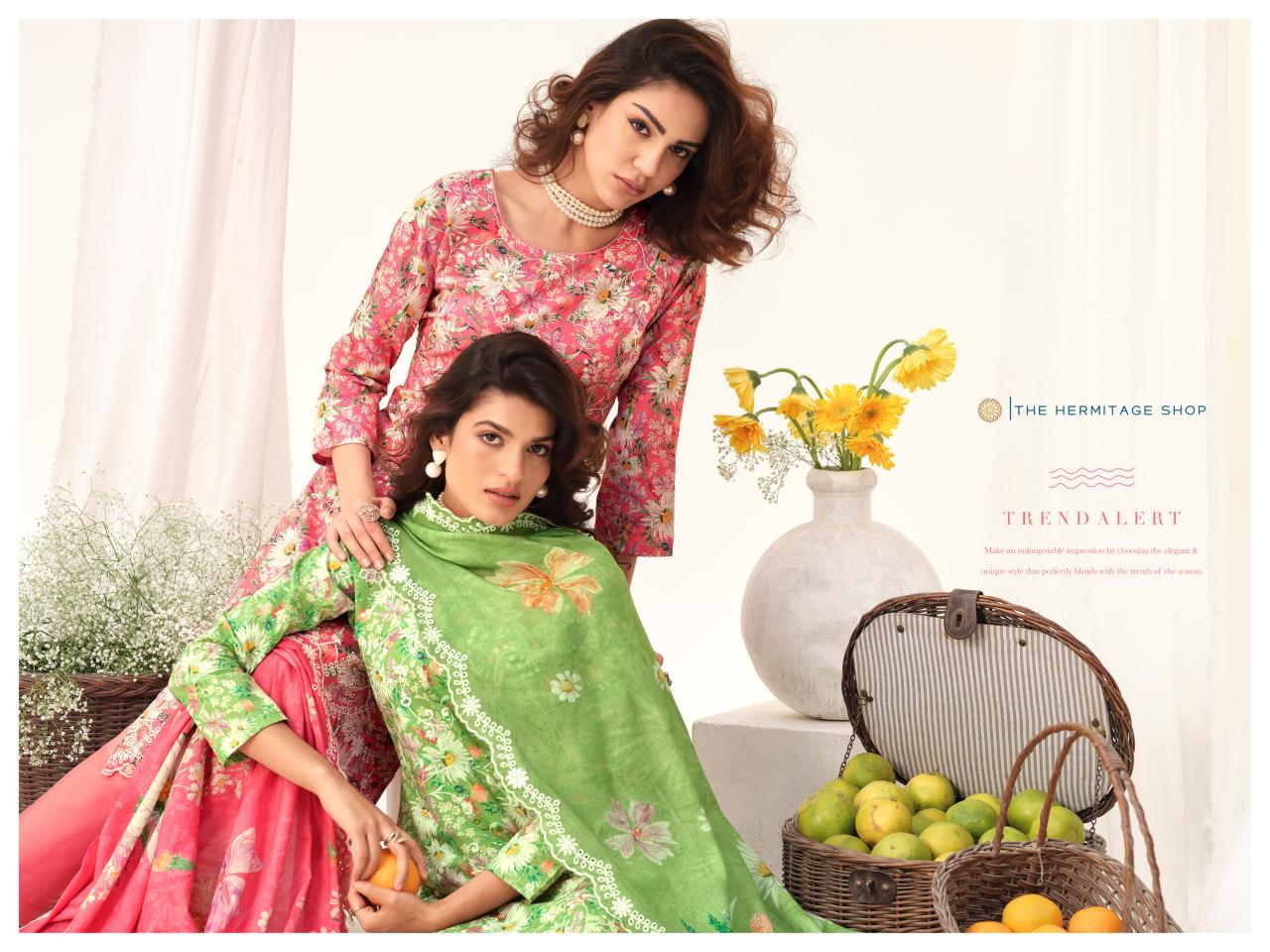 THE HERMITAGE SHOP BAREEZE Salwar kameez wholesale market in Ahmedabad