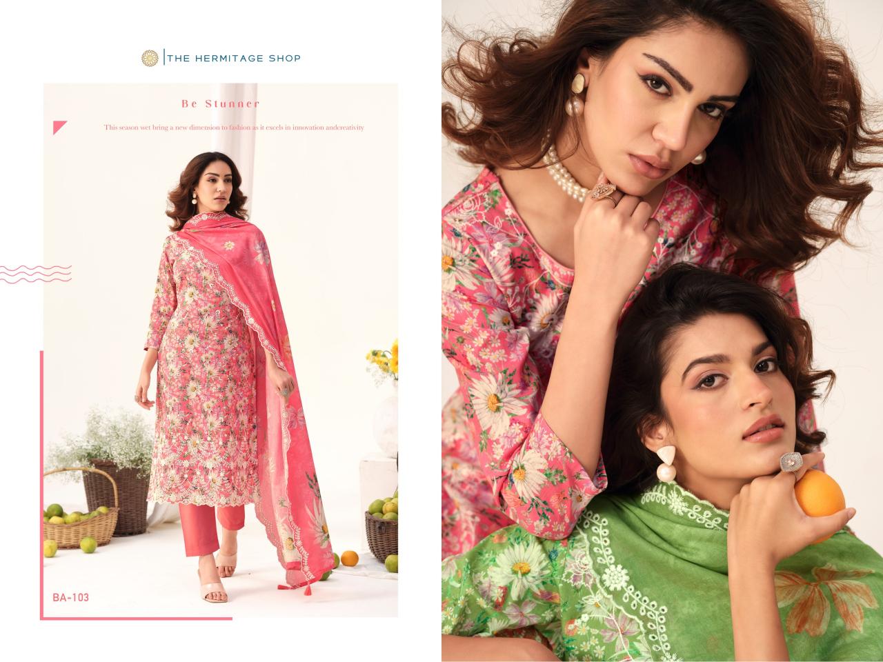 THE HERMITAGE SHOP BAREEZE Salwar kameez wholesale market in Ahmedabad