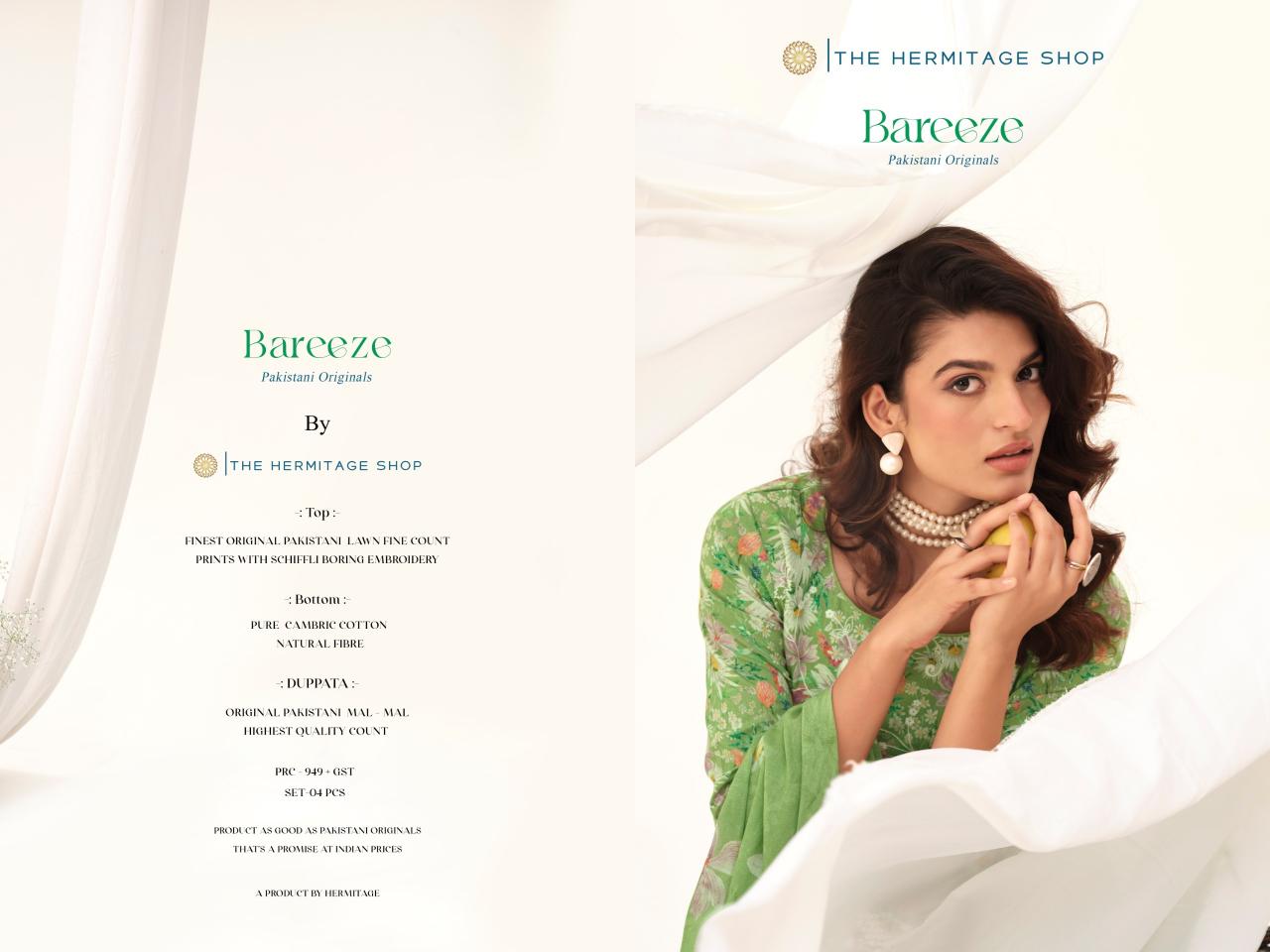 THE HERMITAGE SHOP BAREEZE Salwar kameez wholesale market in Ahmedabad