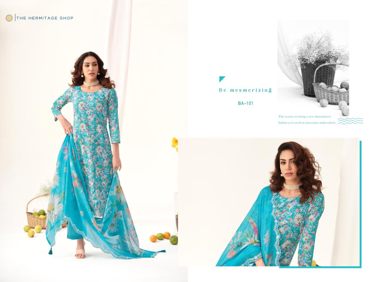 THE HERMITAGE SHOP BAREEZE Salwar kameez wholesale market in Ahmedabad