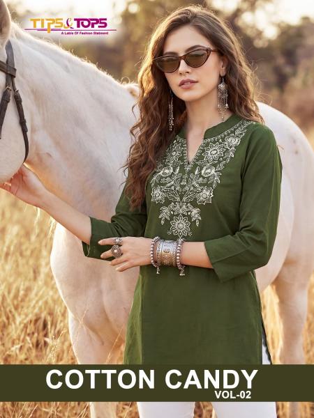 TIPS & TOPS COTTON CANDY Vol 02 Ladies Kurti wholesale in Delhi